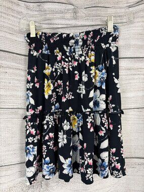 Veronica M Floral Smocked Waist Tiered Size S